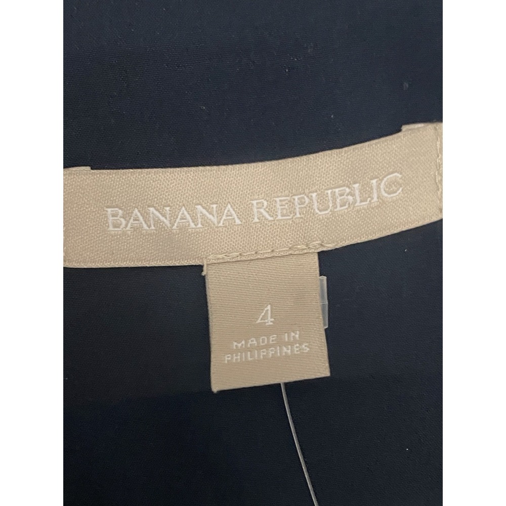 NWT Banana Republic Womens Blue Sleeveless Midi Dress sz 10 Belt Business - Picture 2 of 16